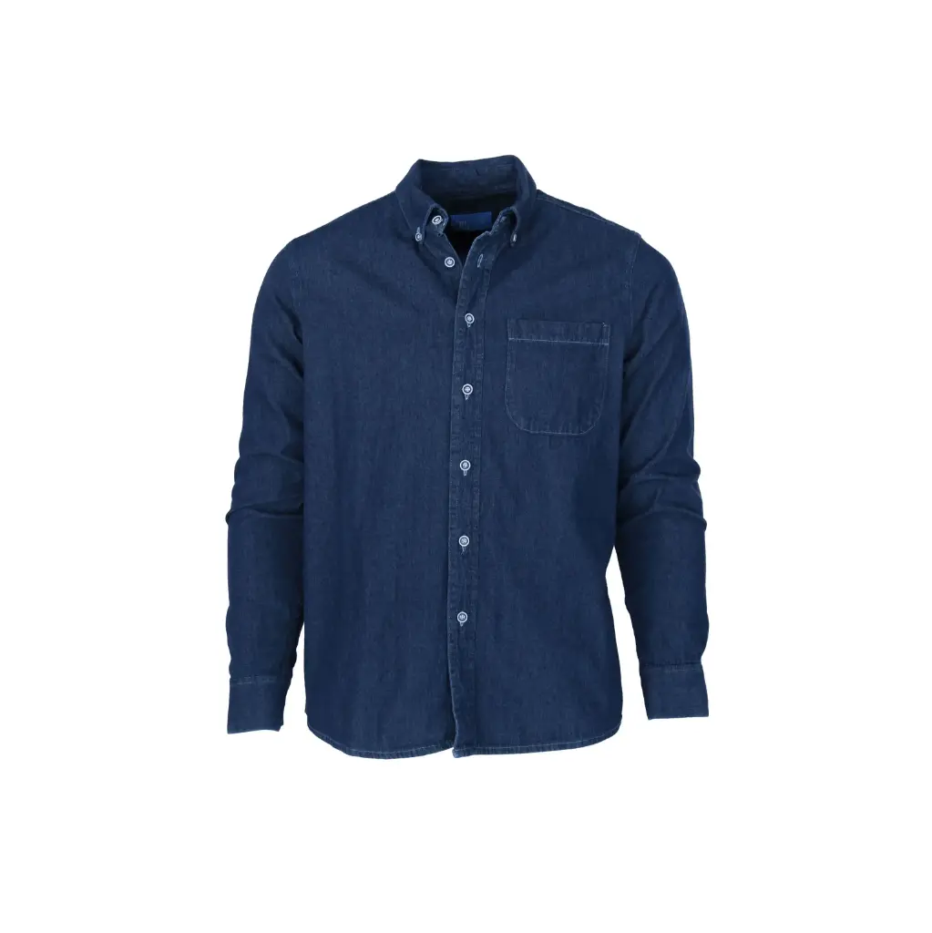 CAMISA BIBO MEZCLILLA CLASICA M/L XS-XL