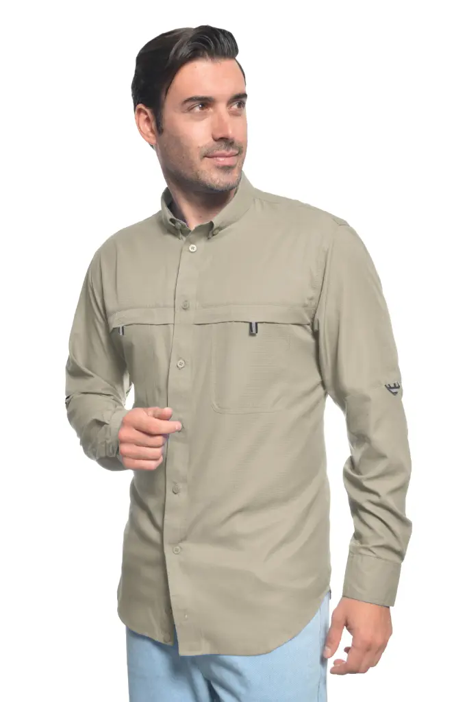 CAMISA PESCADORA MANGA LARGA XS-XL