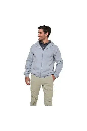 SUDADERA CON CIERRE FIT BE FRESH UNISEX